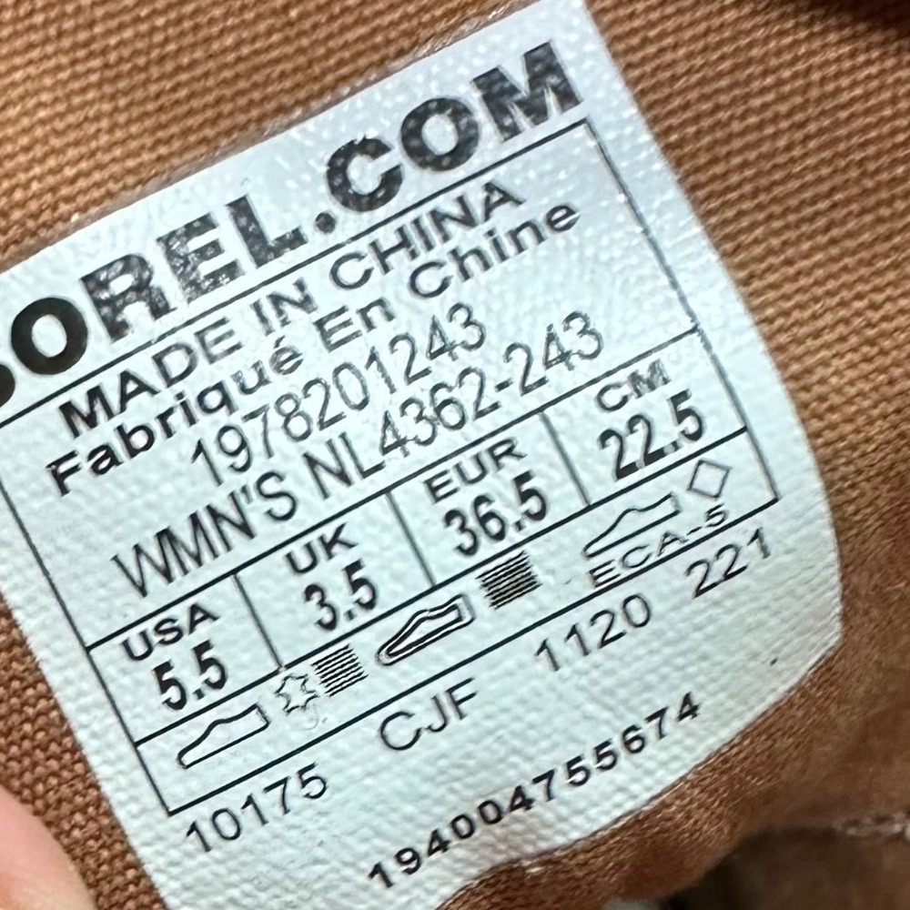 Sorel Women's 5.5 Joan of Arctic Wedge III Lexie Boot Waterproof Leather Wedge - Picture 9 of 10
